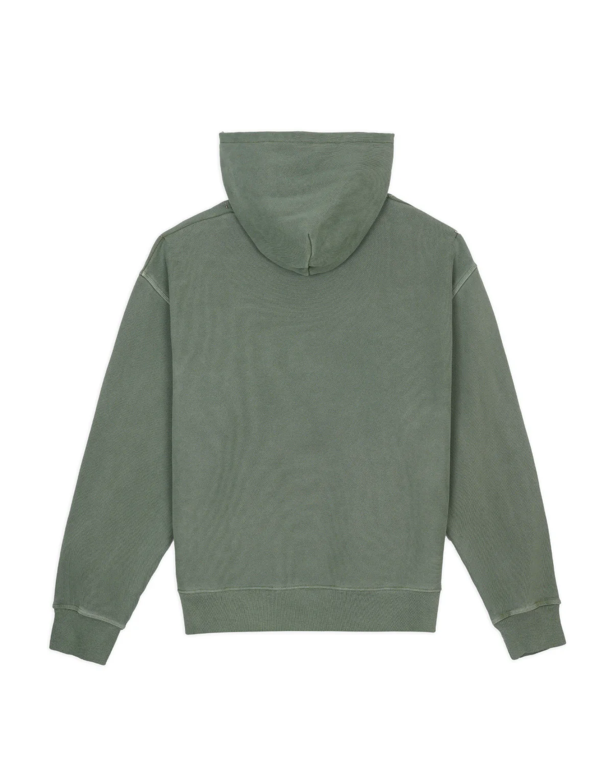 3D Embroidered Logohead Garment Dyed Hoodie - Ivy - Image 5