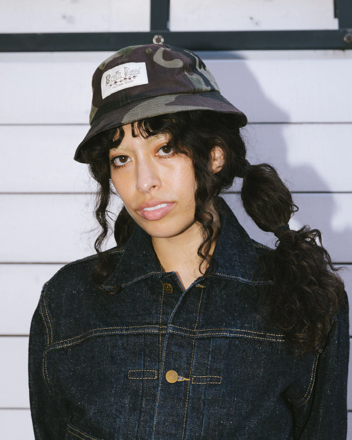 Adjustable 6 Panel Bell Hat - Camo - Image 2