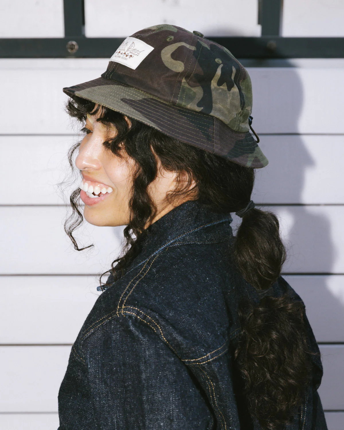 Adjustable 6 Panel Bell Hat - Camo - Image 4
