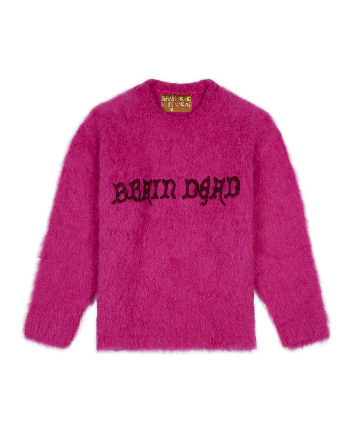 Boxy Knit Sweater - Fuchsia