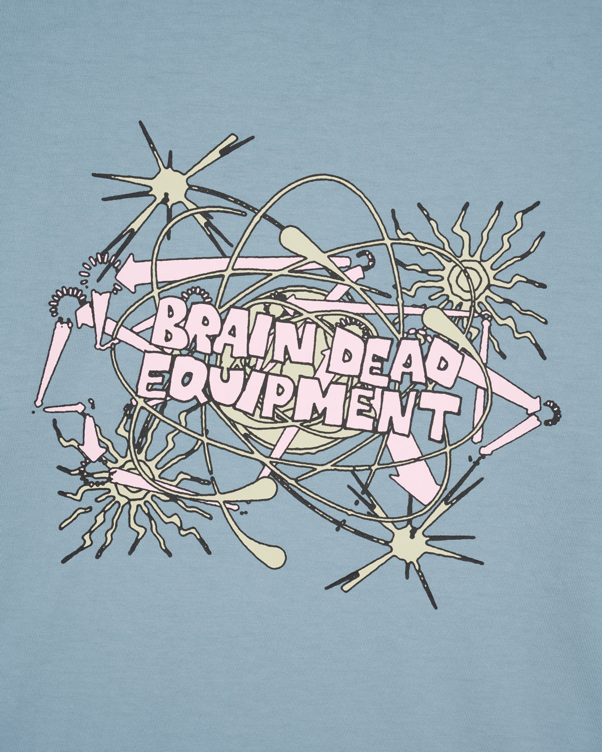 Brain Dead Equipment Chaos T-Shirt - Grey - Image 3
