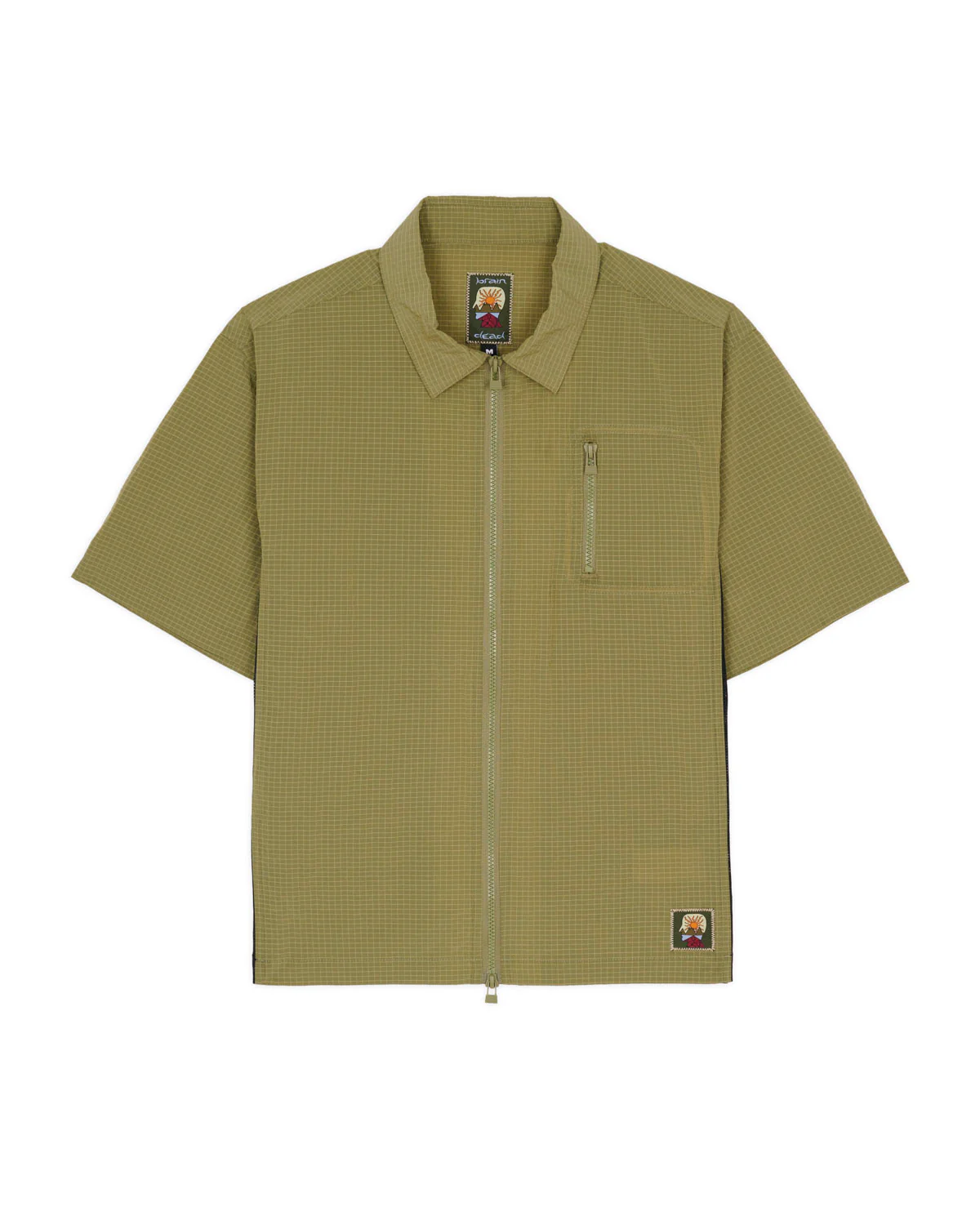 Brain Dead Equipment Hitting Shirt - Dusky Green