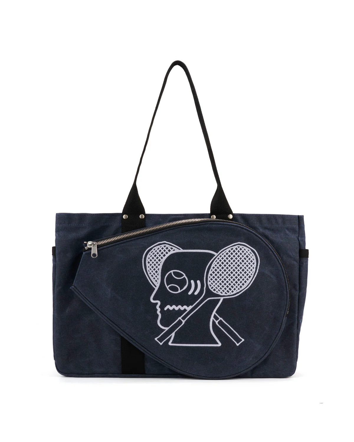 Brain Dead Equipment Waxed Canvas Tennis Tote - Navy