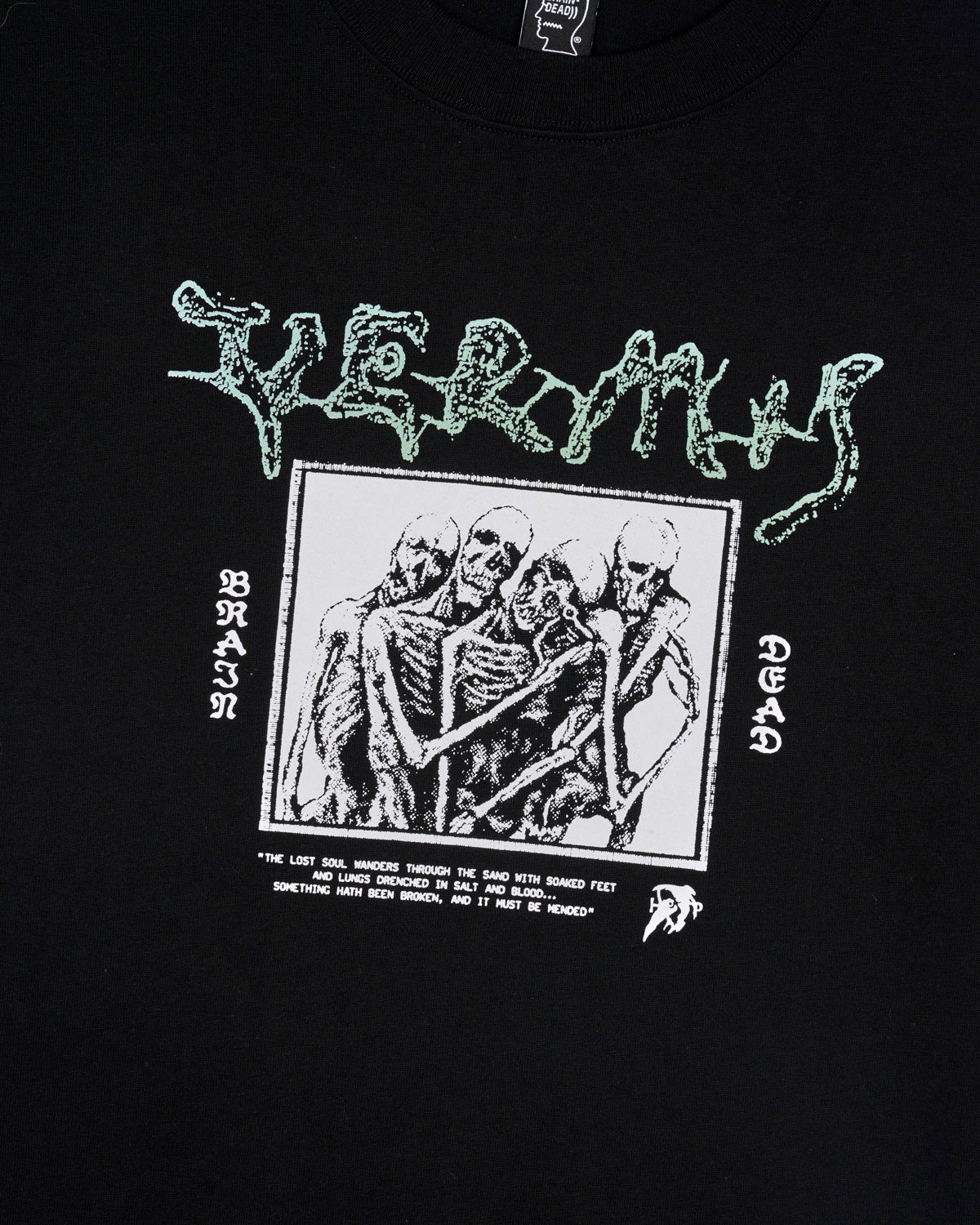 Brain Dead Fantasy Games Vermis Cage T-shirt - Black - Image 3