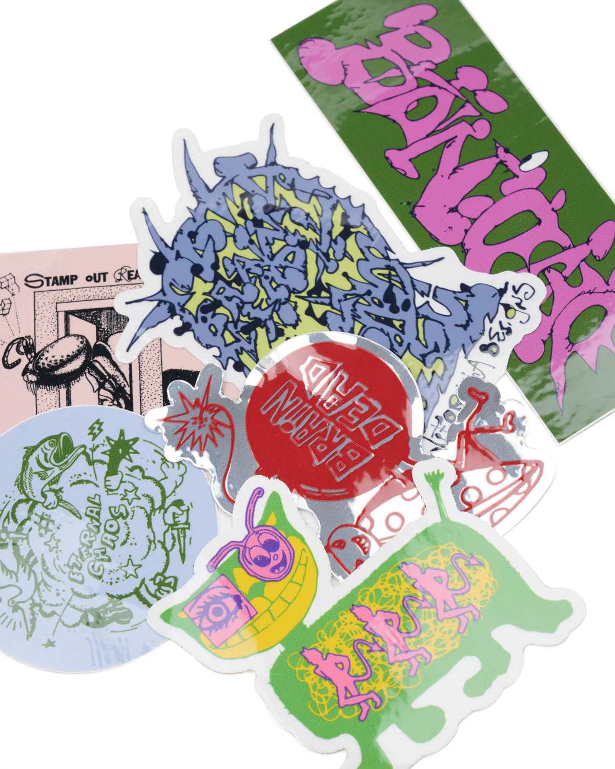 Brain Dead SS25 Sticker Pack - Multi - Image 2