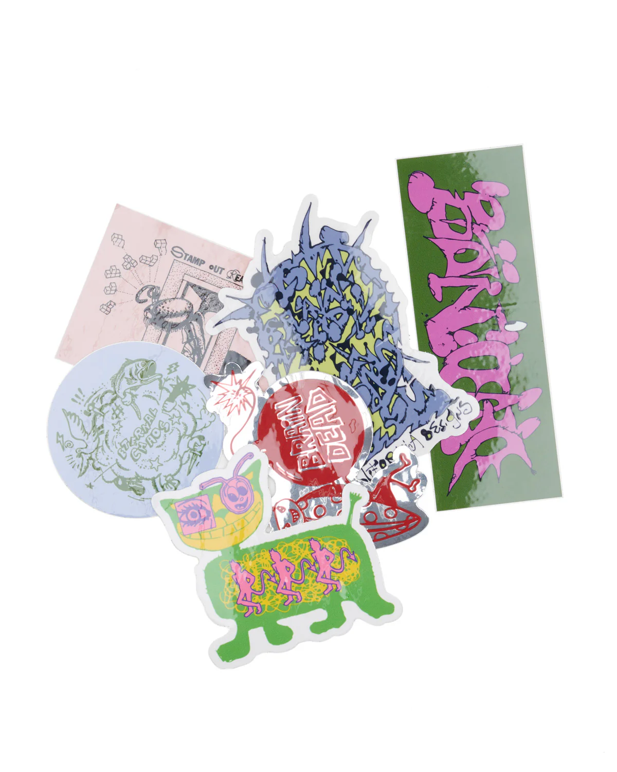 Brain Dead SS25 Sticker Pack - Multi - Image 3