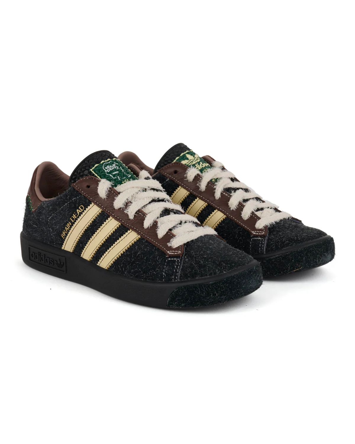 Brain Dead x adidas Forest Hills - Black / Natural - Image 2