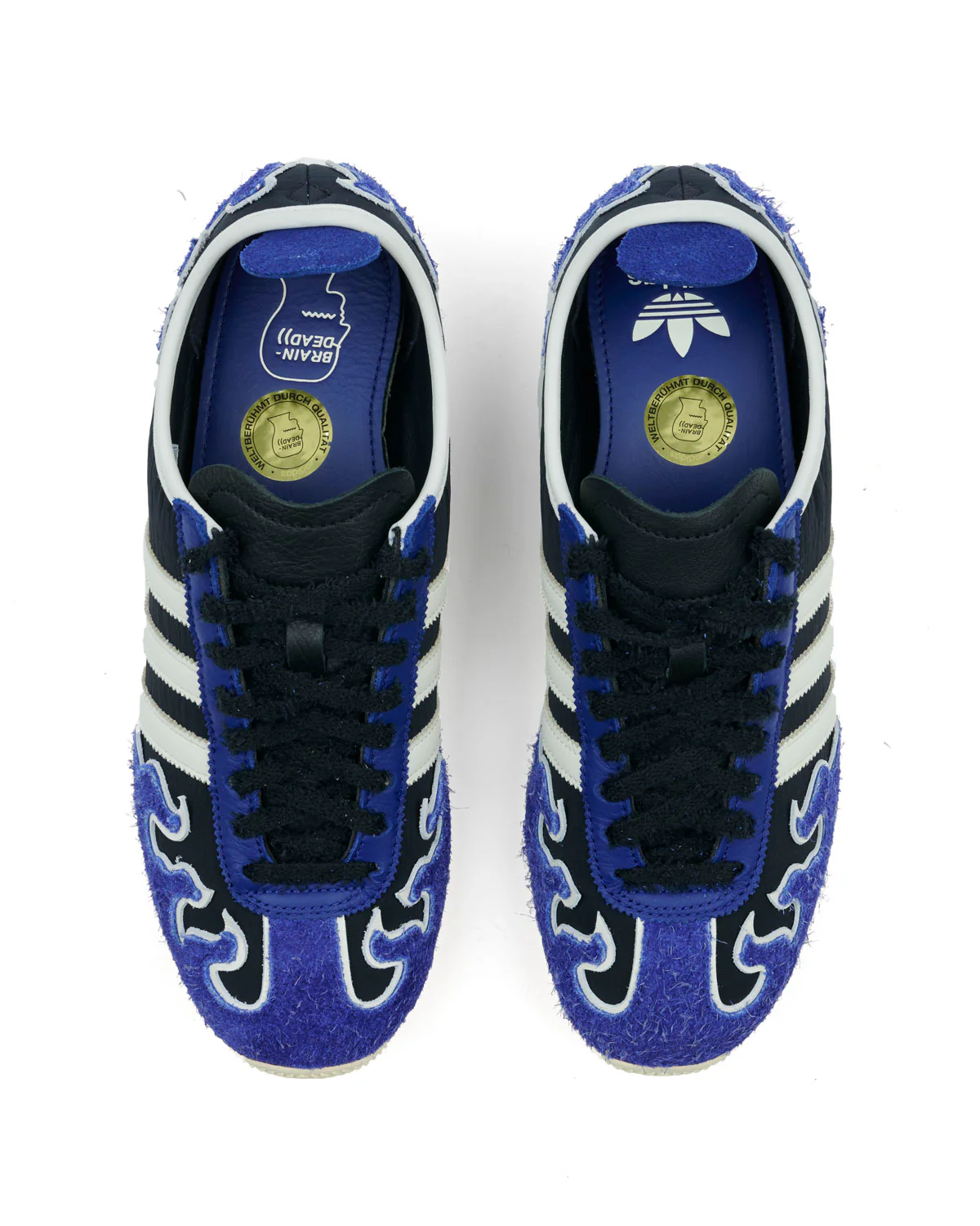 Brain Dead x adidas Japan Lo - Black/Blue - Image 3