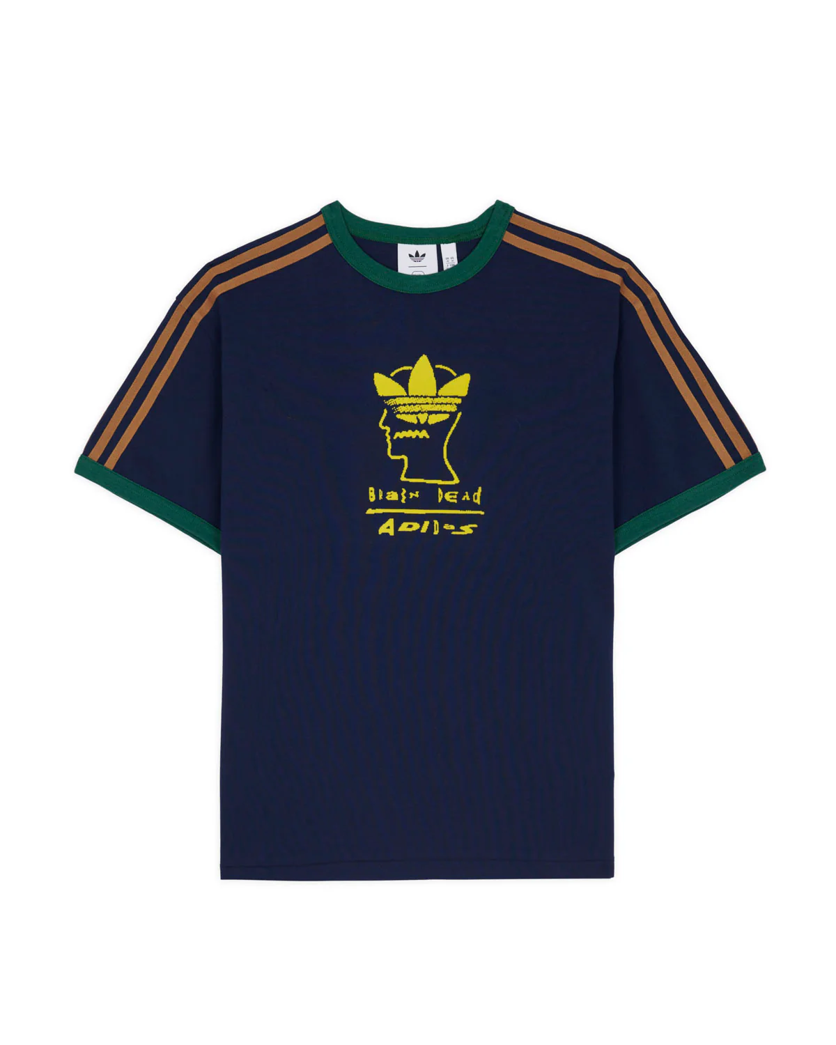 Brain Dead x adidas Logo Lockup T-shirt - Navy