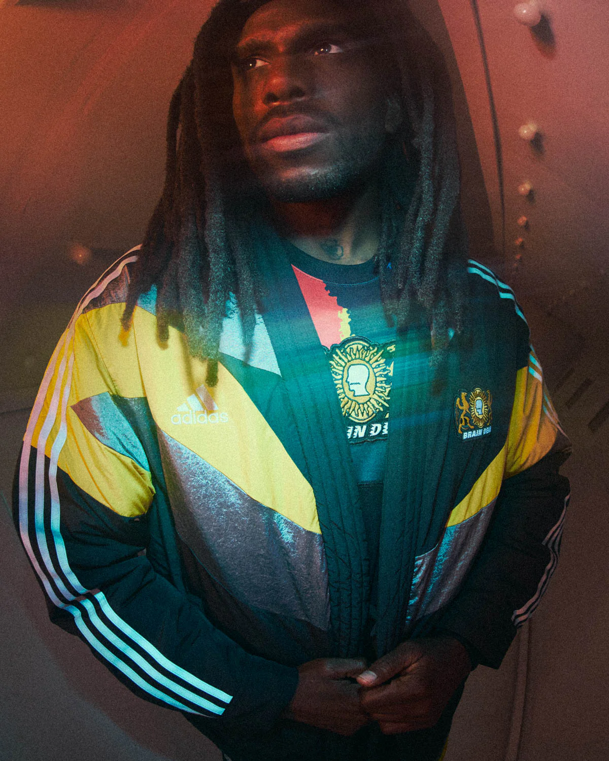 Brain Dead x adidas Noragi Track Jacket - Black - Image 2