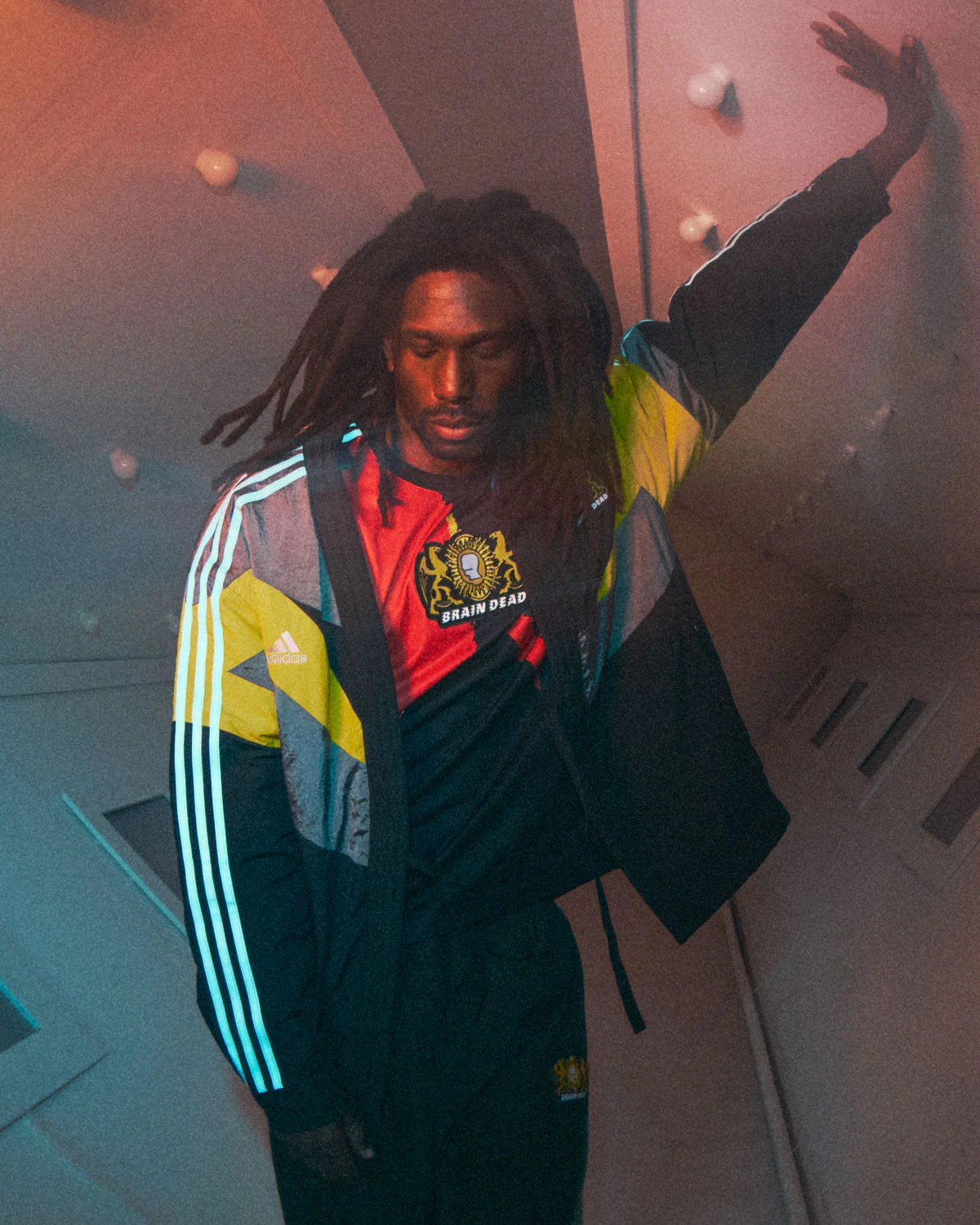 Brain Dead x adidas Noragi Track Jacket - Black - Image 4