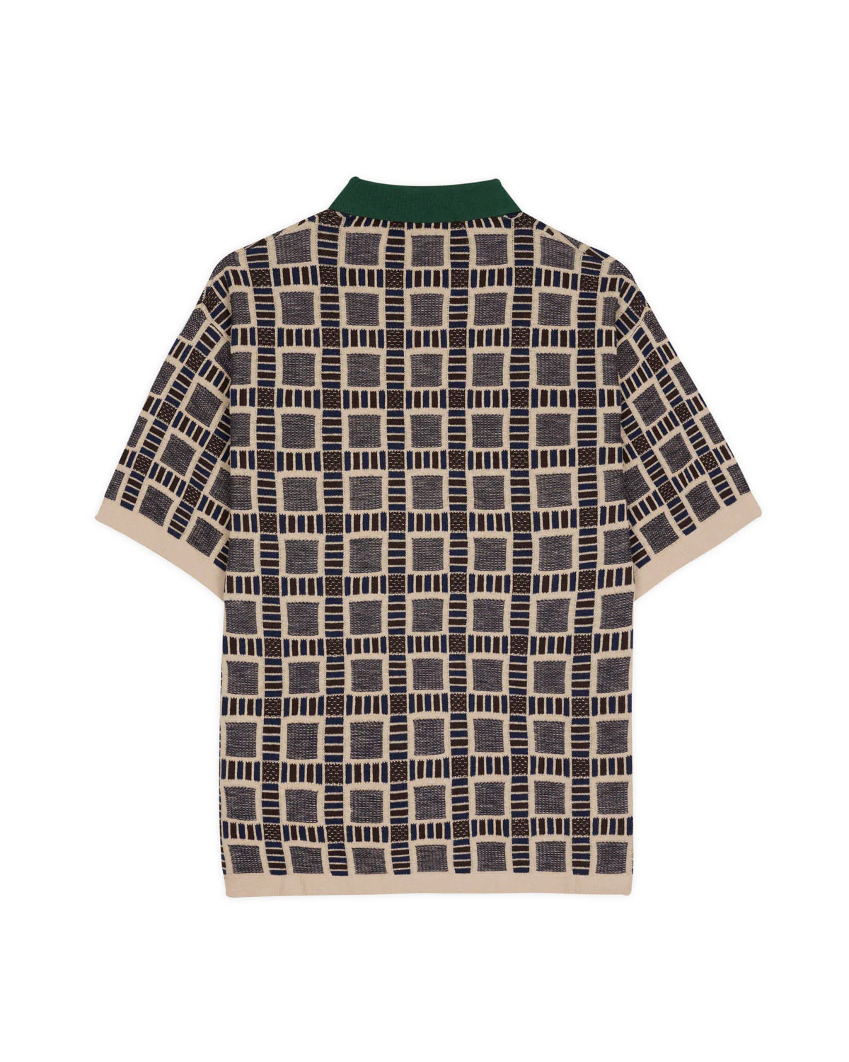 Brain Dead x adidas Polo Shirt - Brown Multi - Image 3