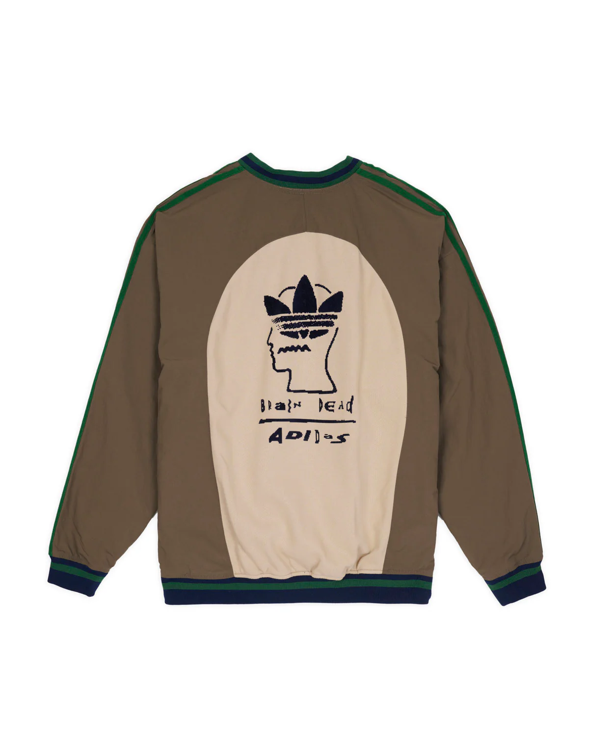 Brain Dead x adidas Pullover Windbreaker - Brown Multi - Image 2