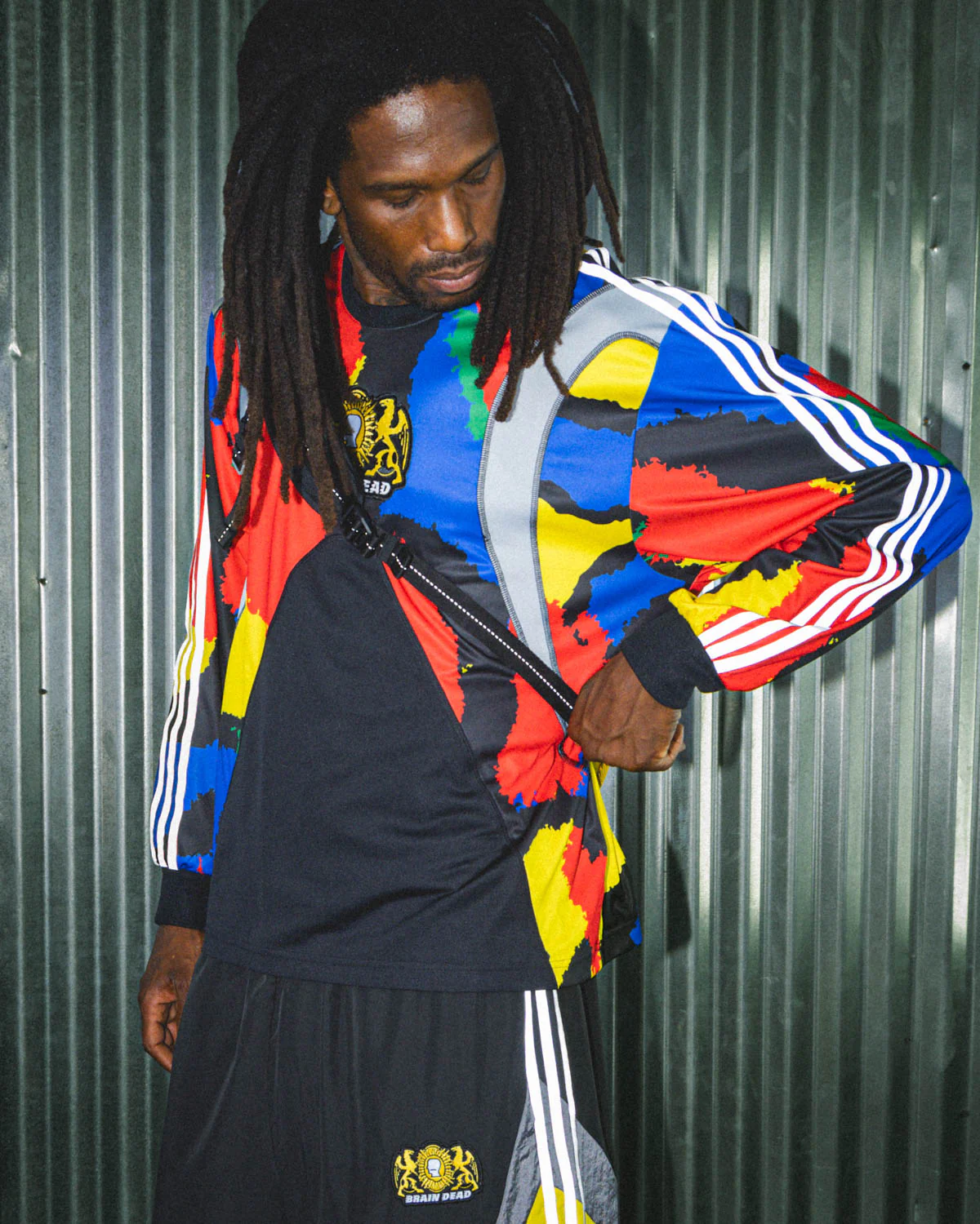 Brain Dead x adidas Sling Bag - Yellow - Image 6