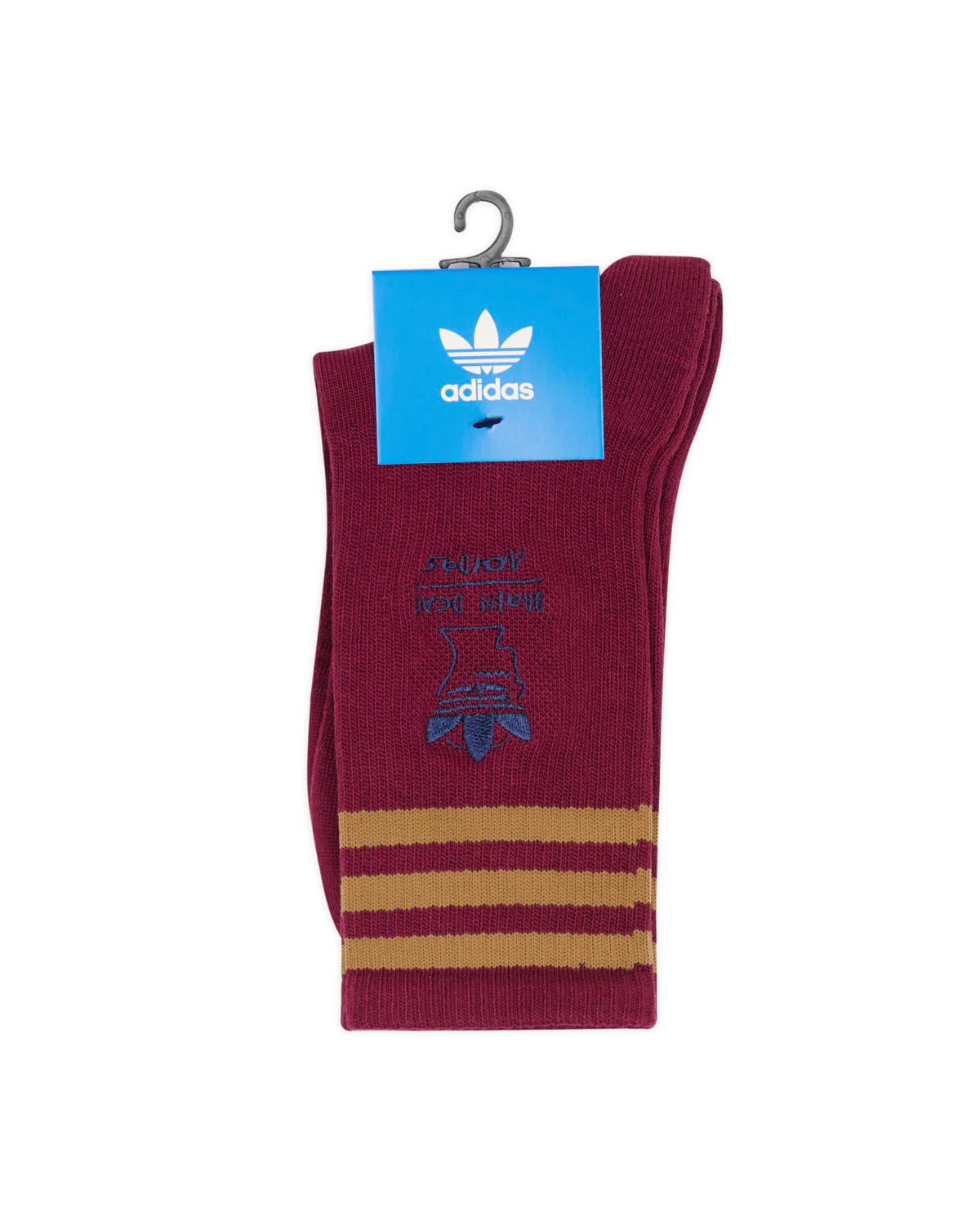 Brain Dead x adidas Socks - Maroon - Image 3