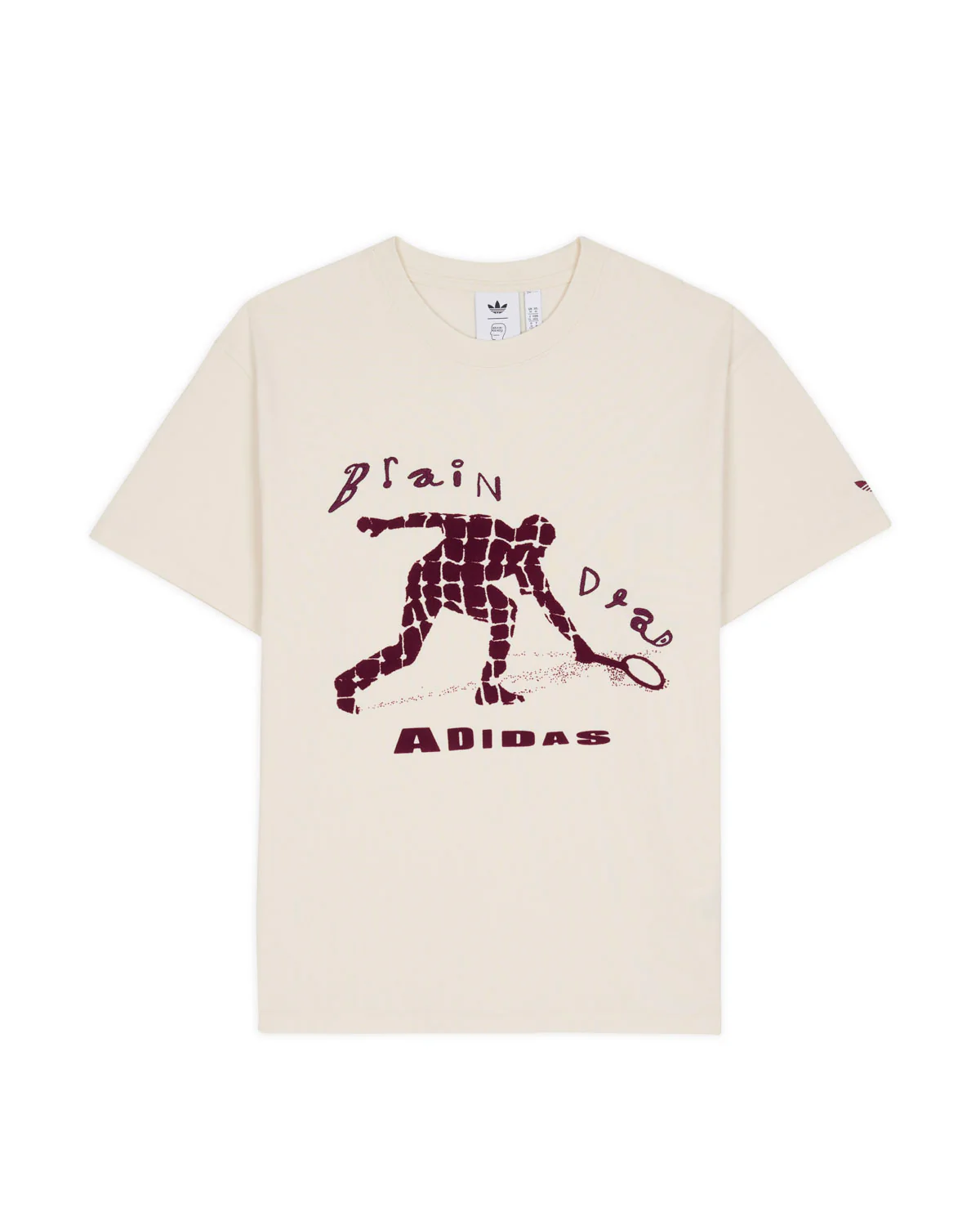 Brain Dead x adidas Tennis T-shirt - Natural