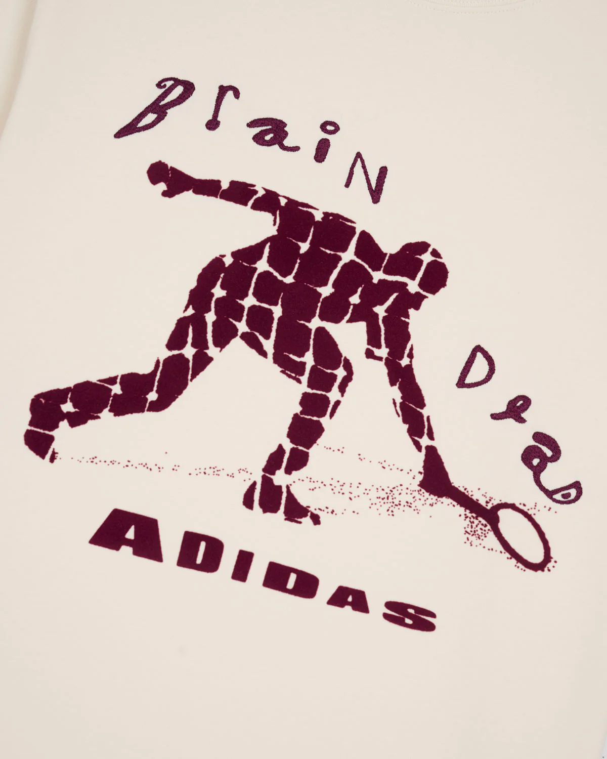 Brain Dead x adidas Tennis T-shirt - Natural - Image 2