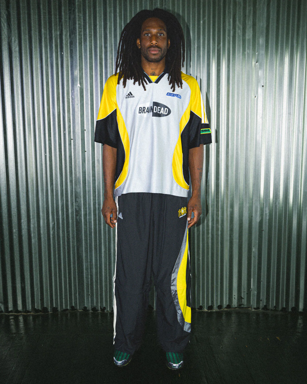 Brain Dead x adidas Track Pant - Black - Image 2