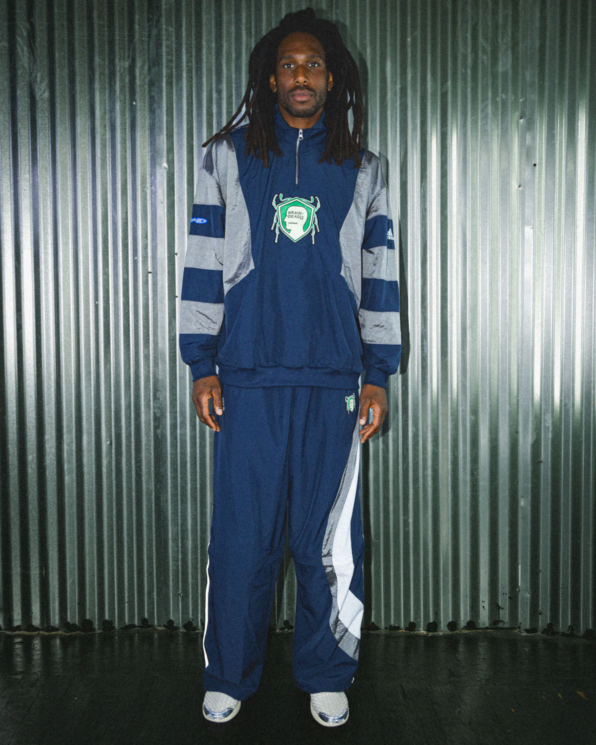 Brain Dead x adidas Track Pant - Navy - Image 2