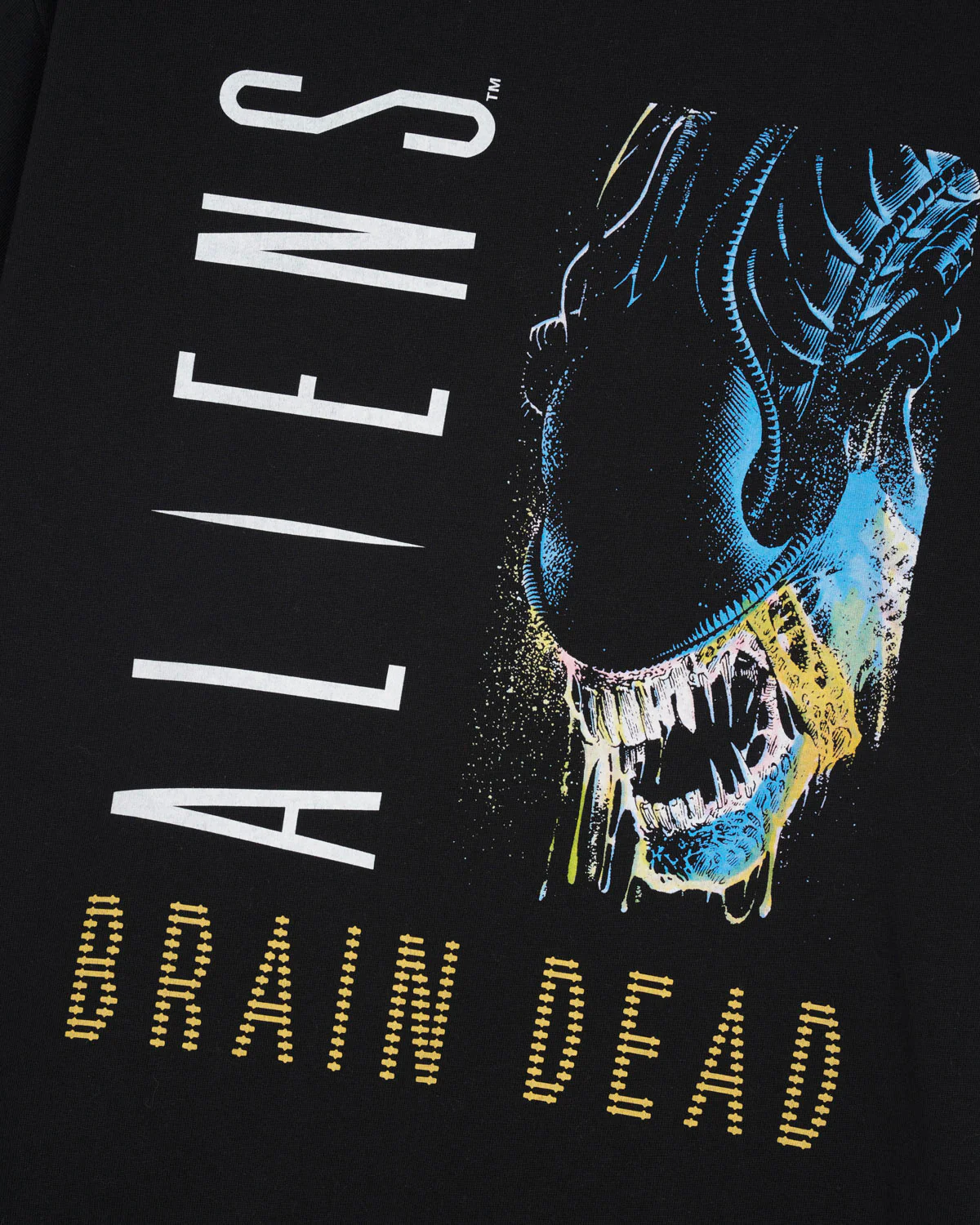 Brain Dead x Aliens Final Sight T-shirt - Black - Image 2