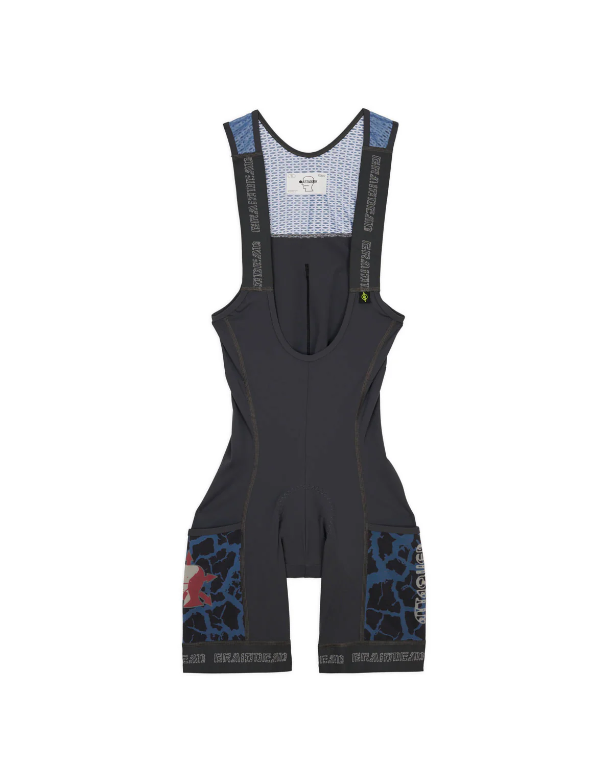 Brain Dead x Attaquer Women's Cargo Bib - Blue Multi