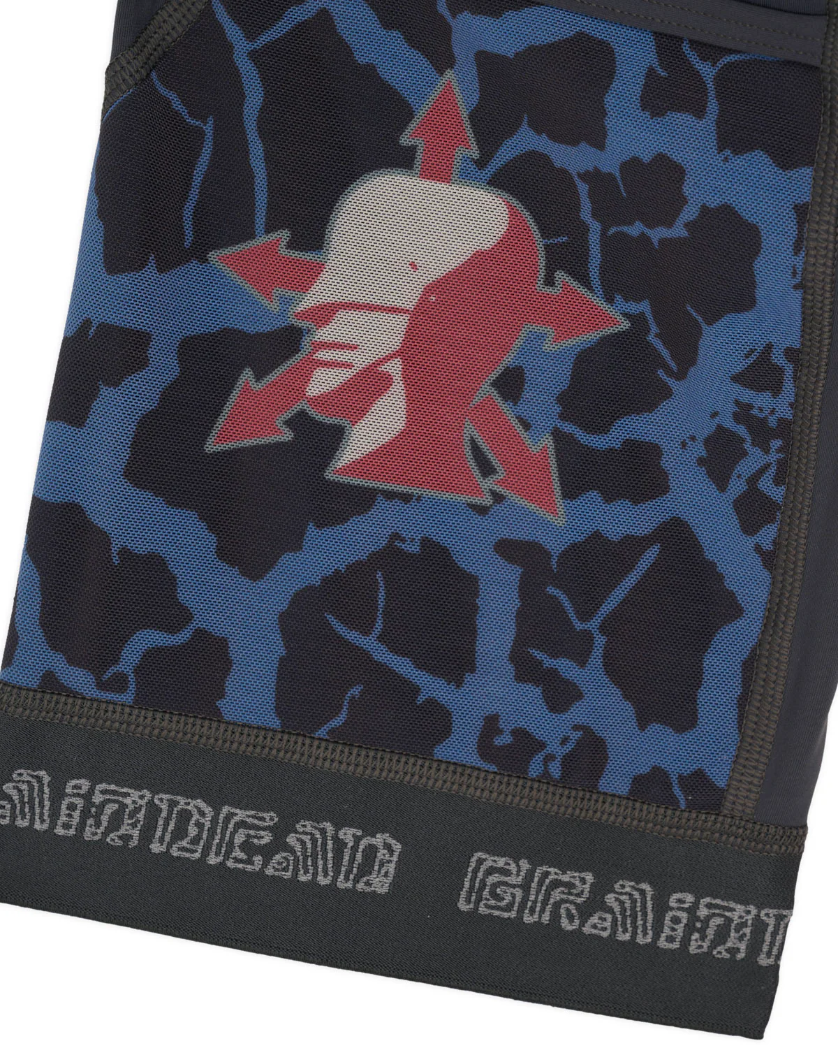 Brain Dead x Attaquer Women's Cargo Bib - Blue Multi - Image 4