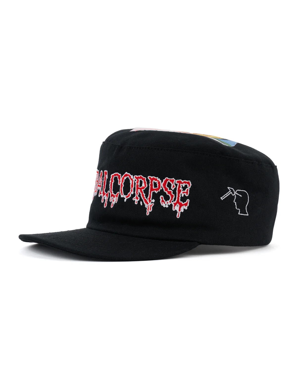 Brain Dead x Cannibal Corpse 6 Panel Hat - Black - Image 4