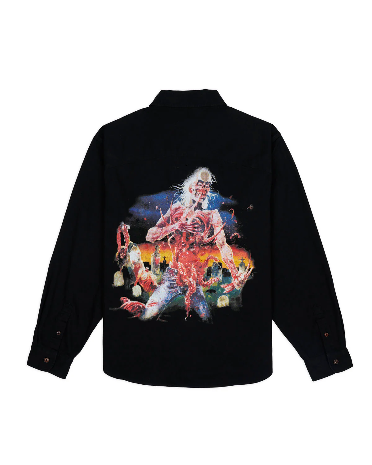 Brain Dead x Cannibal Corpse Work Shirt - Black