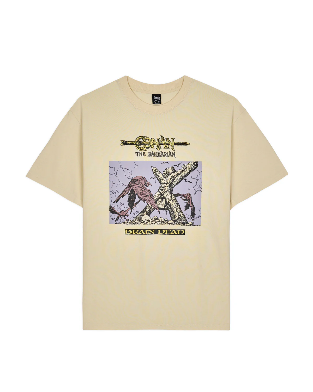 Brain Dead x Conan The Barbarian T-Shirt - Natural