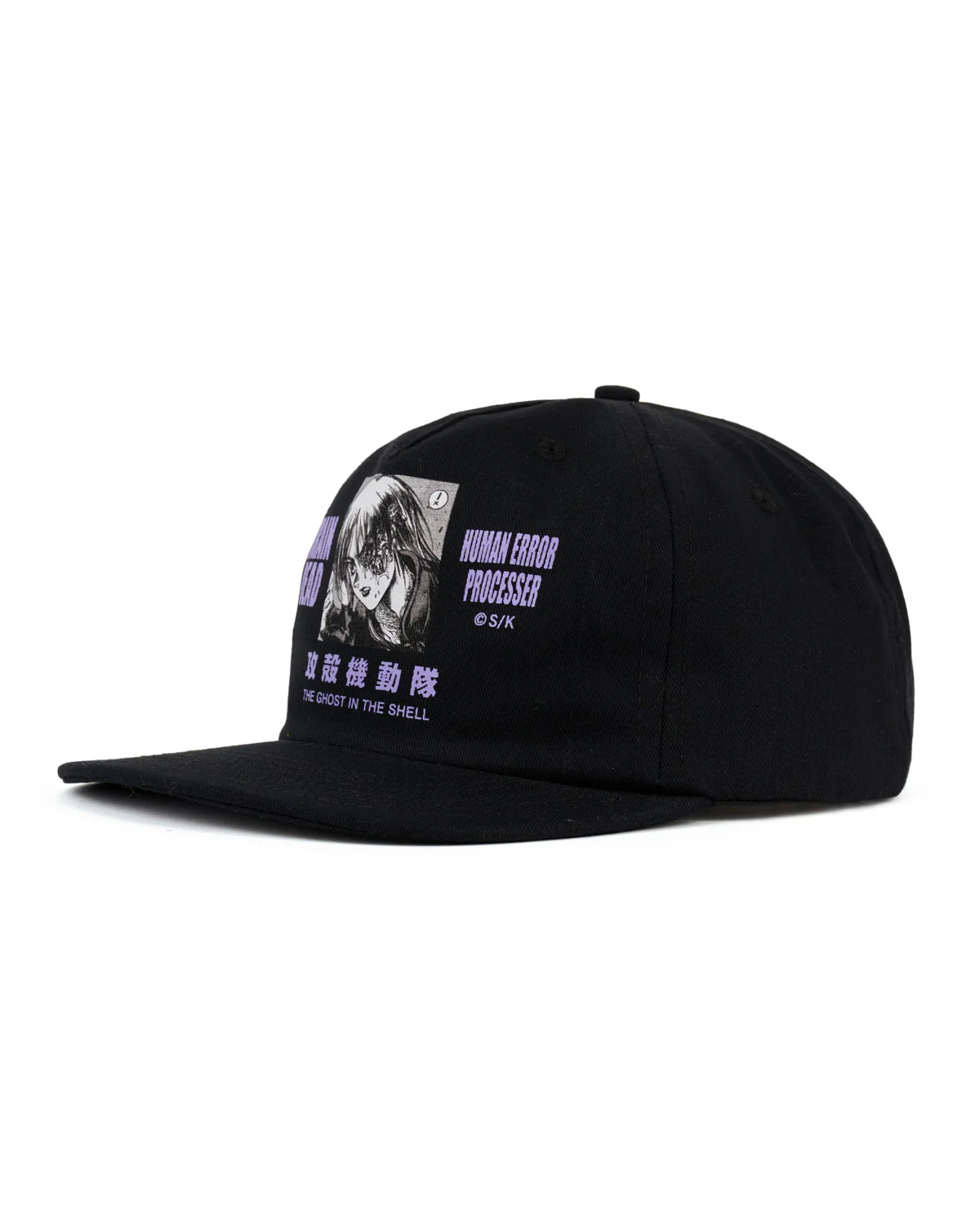Brain Dead x Ghost In The Shell Printed 6 Panel Hat - Black - Image 3