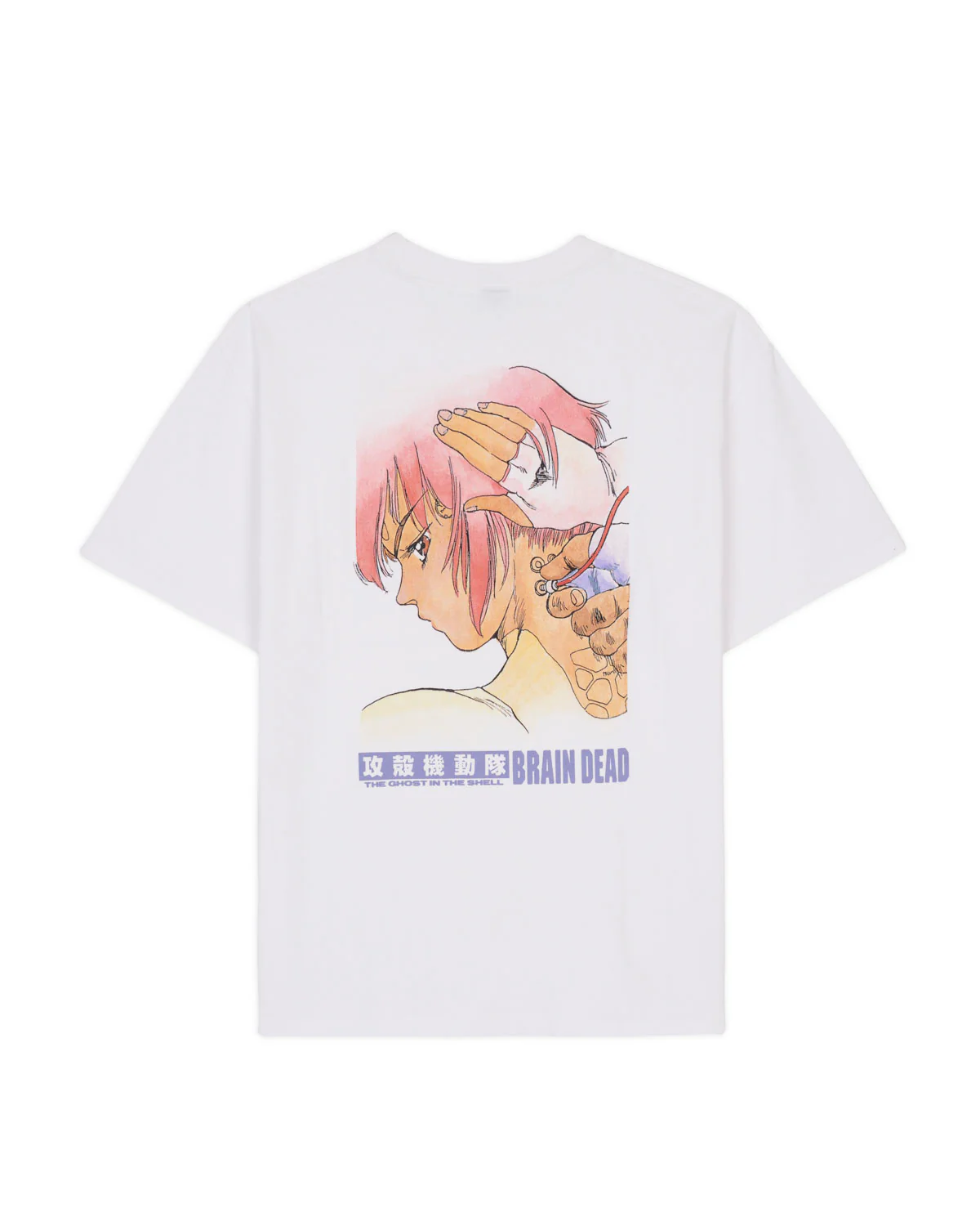 Brain Dead x Ghost In The Shell T-shirt - White - Image 2