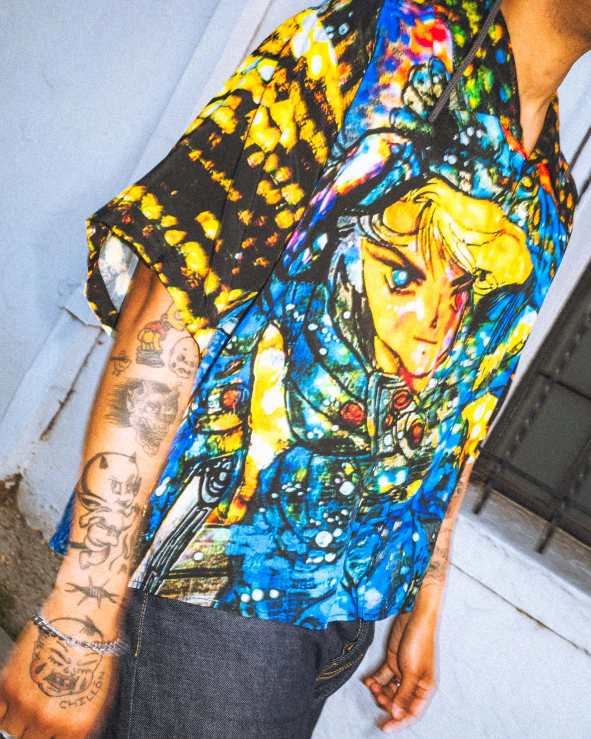 Brain Dead x Ghost In The Shell Thermal-Optical Camo Rayon - Multi - Image 6