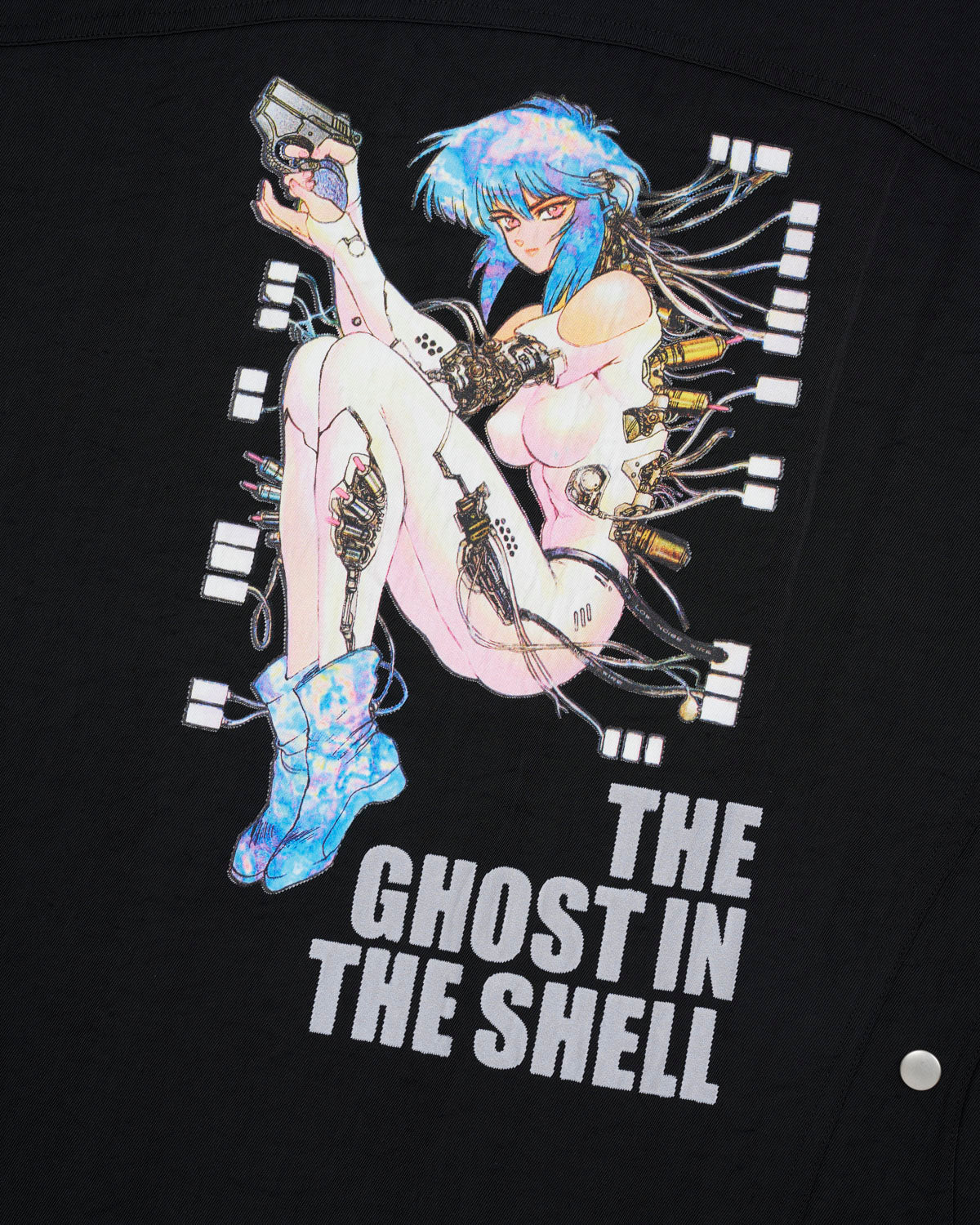 Brain Dead x Ghost In The Shell Titan Bomber Jacket - Black - Image 3