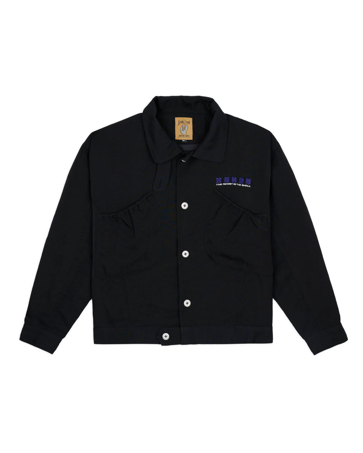 Brain Dead x Ghost In The Shell Titan Bomber Jacket - Black - Image 5