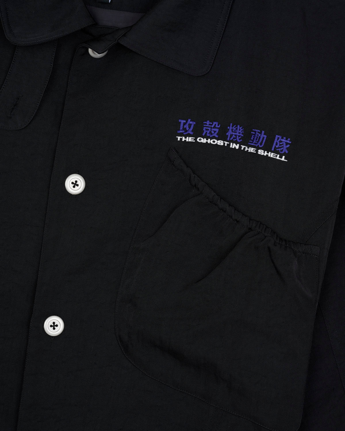Brain Dead x Ghost In The Shell Titan Bomber Jacket - Black - Image 6