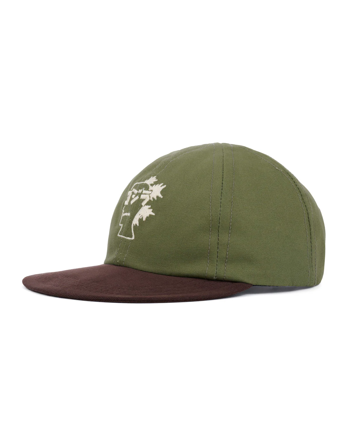 Brain Dead x Godzilla 6 Panel Engineer Hat - Olive - Image 3