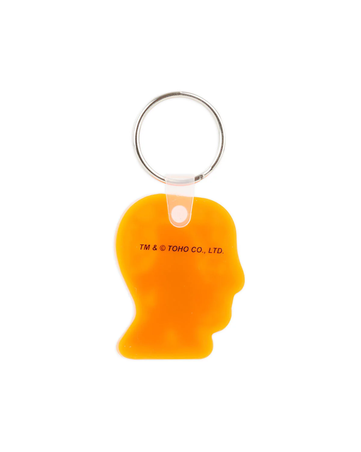 Brain Dead x Godzilla Hedorah Logohead Keychain - Clear Orange - Image 3