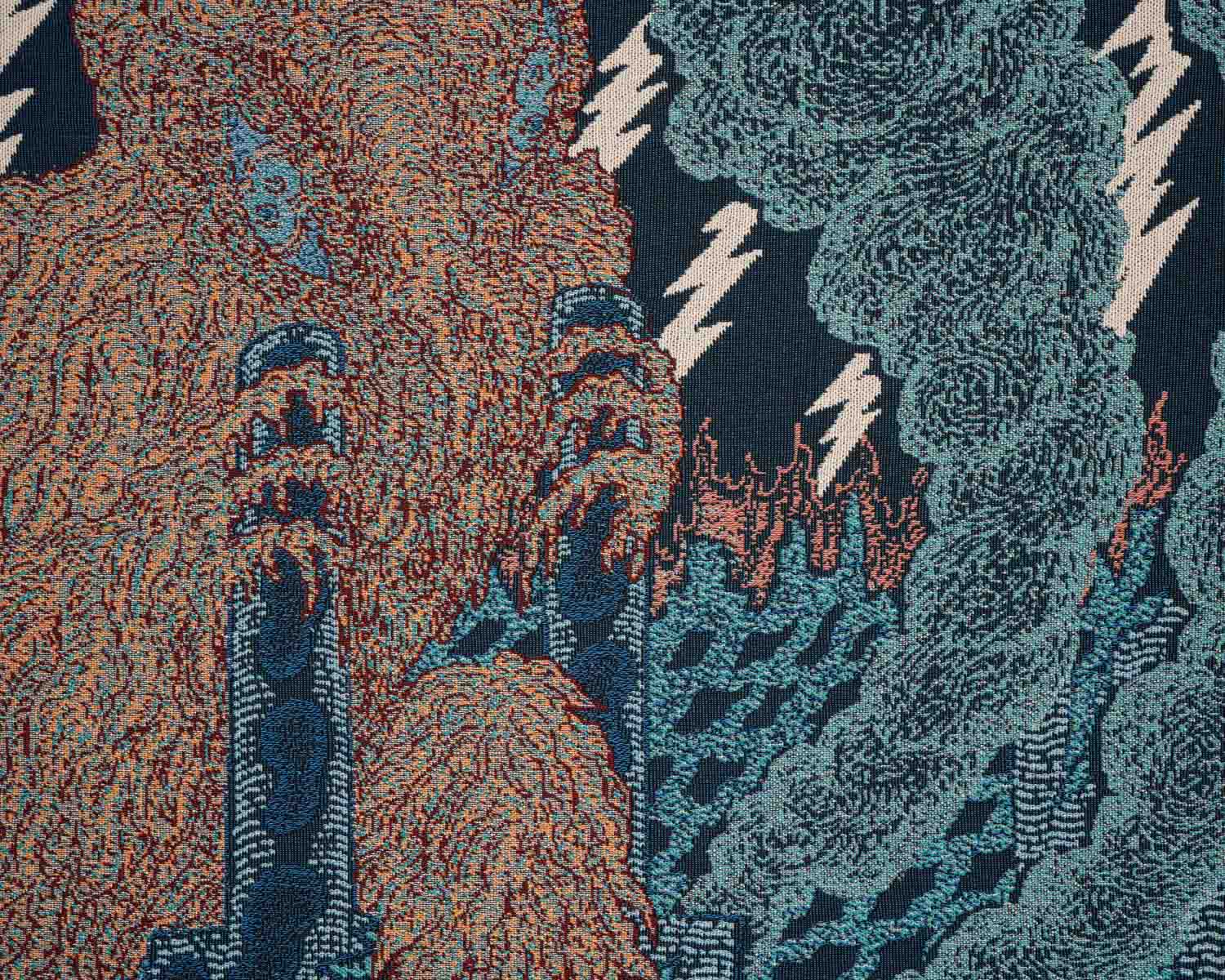 Brain Dead x Godzilla Hedorah Meal Time Blanket - Multi - Image 2