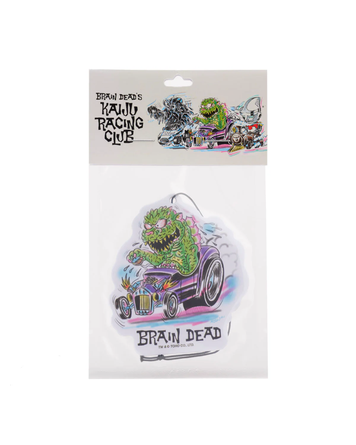 Brain Dead x Godzilla Kaiju Racing Team Air Freshener - Multi