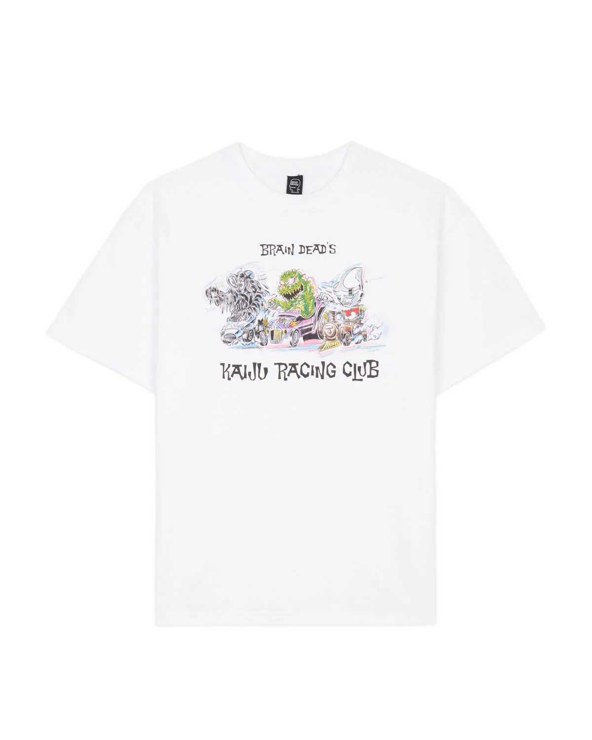 Brain Dead x Godzilla Kaiju Racing Team T-shirt - White