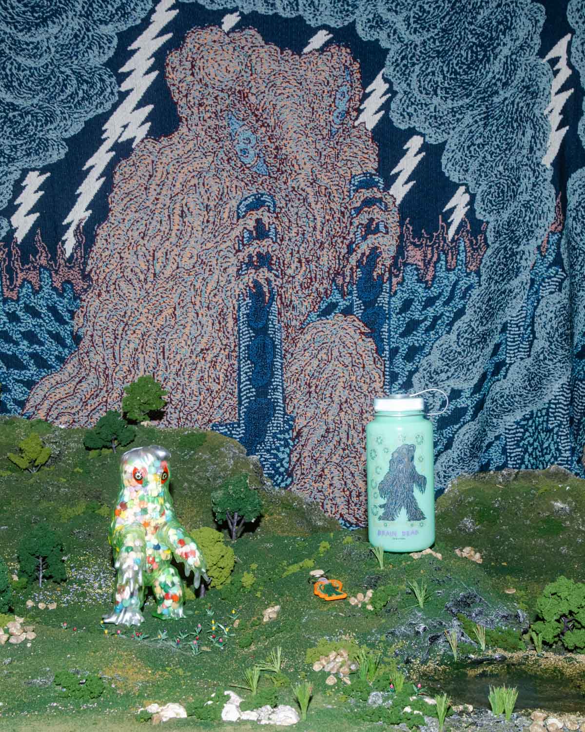 Brain Dead x Godzilla Marusan Hedorah - Clear Green - Image 6