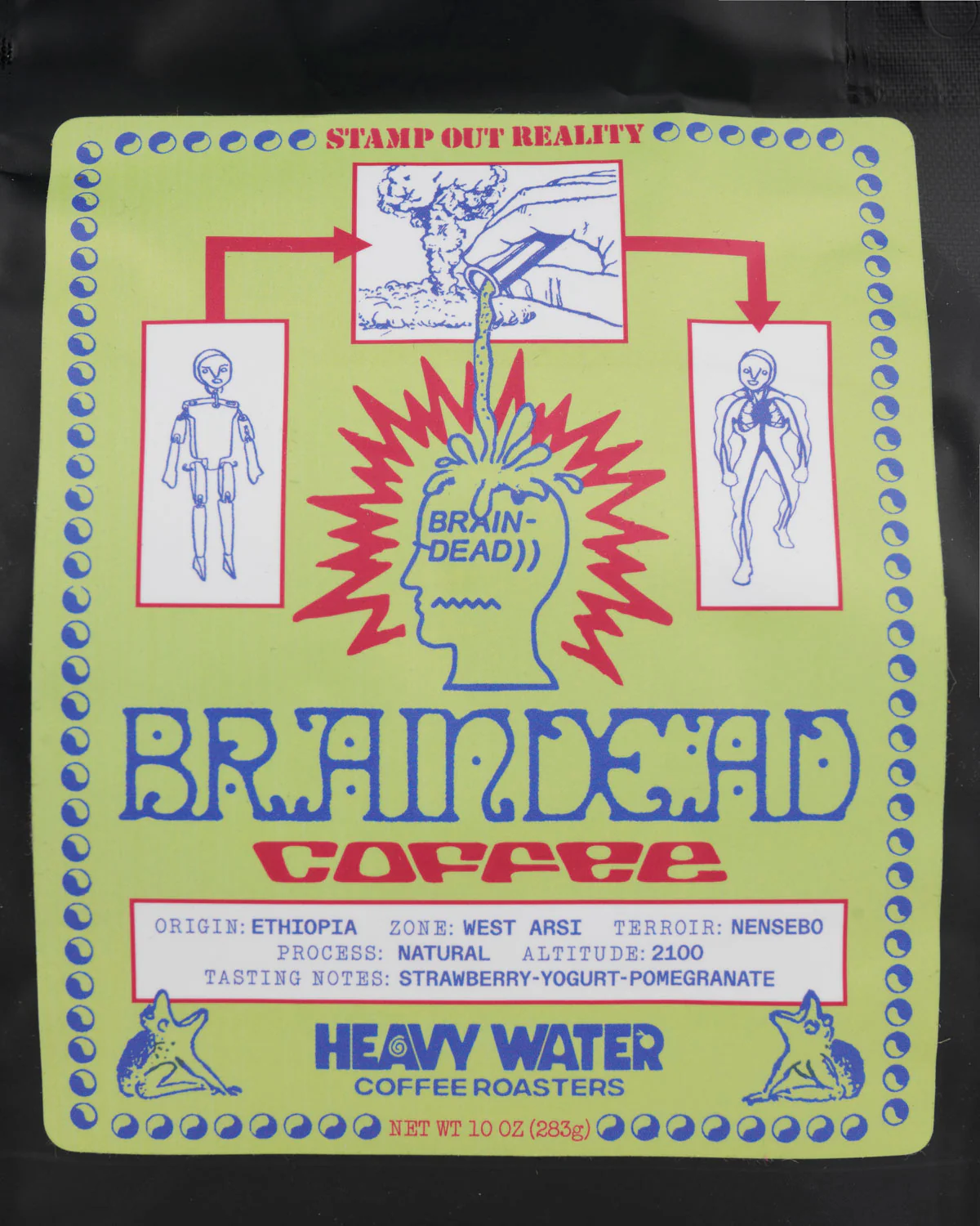 Brain Dead x Heavy Water Whole Bean Coffee - 10oz - Image 3