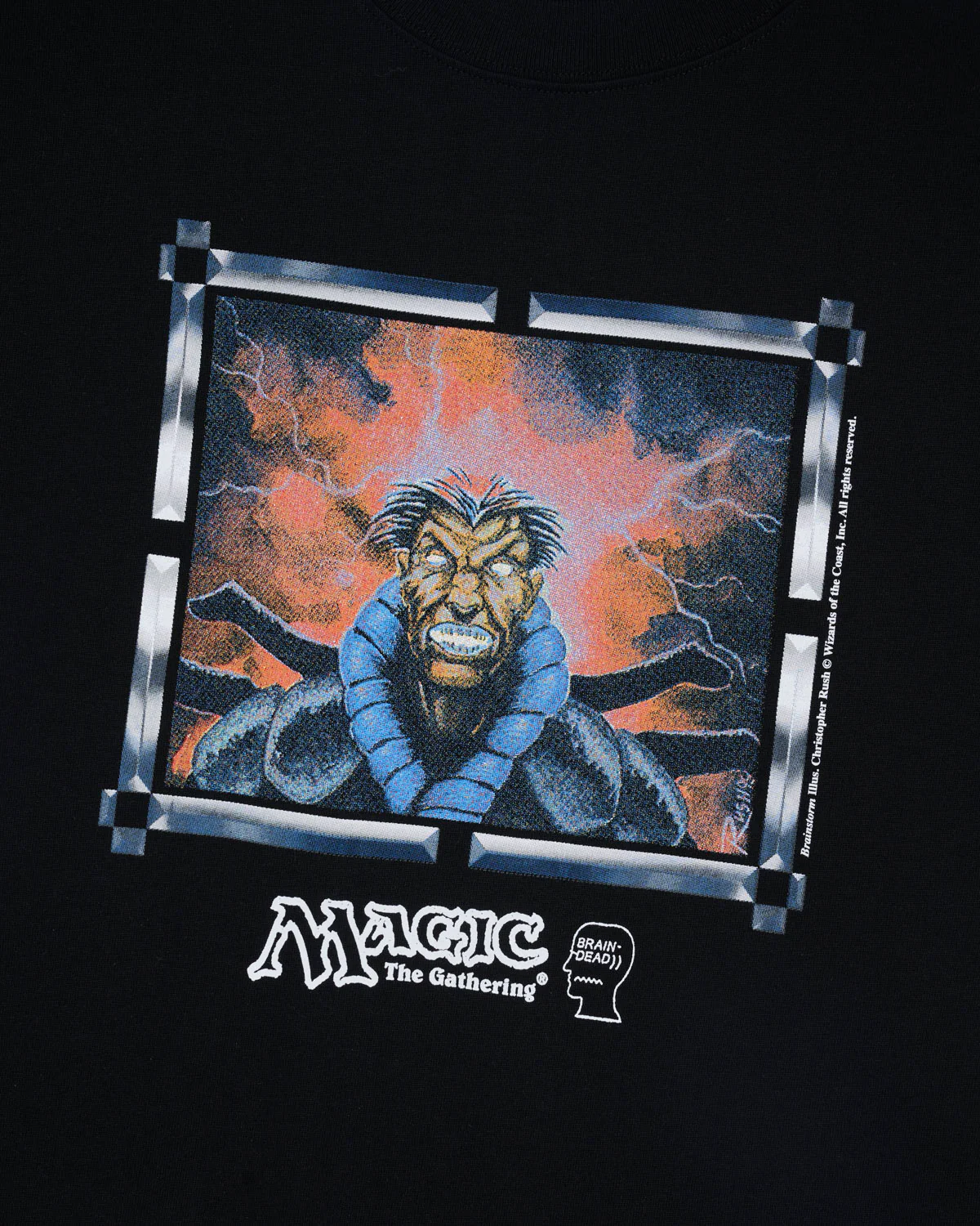 Brain Dead x Magic: The Gathering Brainstorm T-Shirt - Black - Image 2