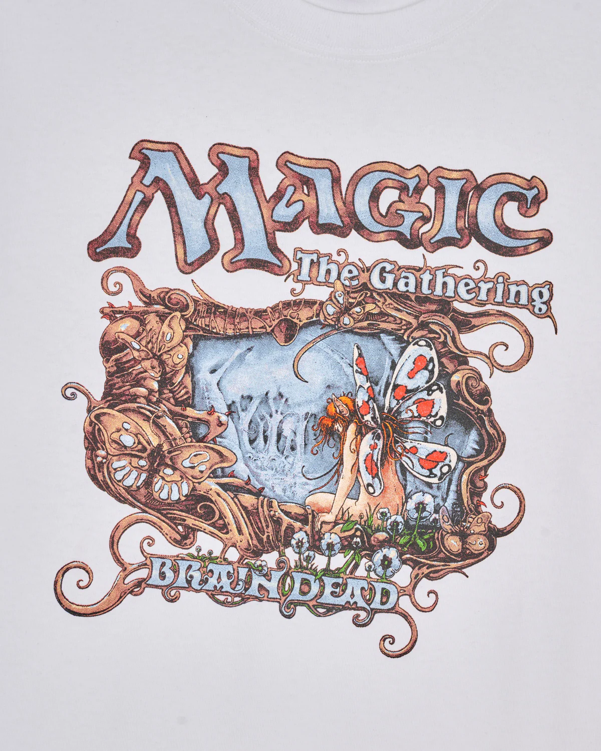 Brain Dead x Magic: The Gathering Cradle T-shirt - White - Image 2