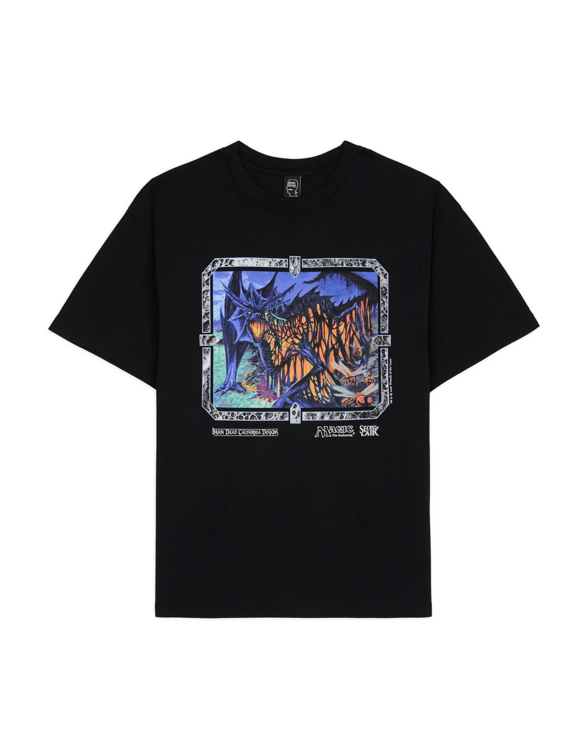 Brain Dead x Magic: The Gathering Secret Lair Feast Tee - Black