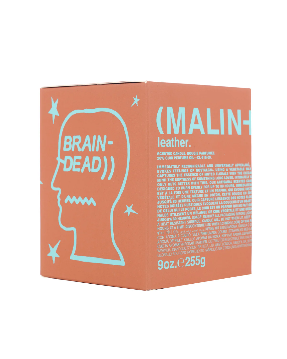 Brain Dead x Malin + Goetz 9oz Candle - Leather - Image 4