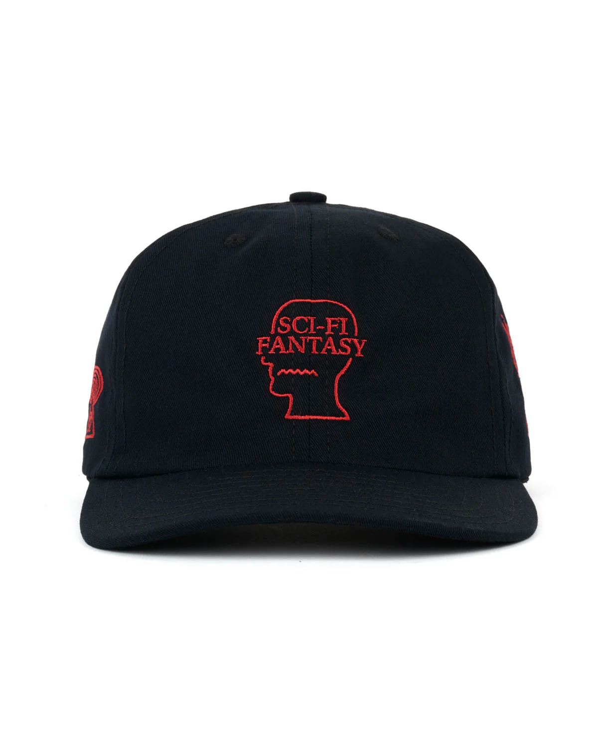 Brain Dead x Sci-Fi Fantasy Logo Lockup Hat - Black