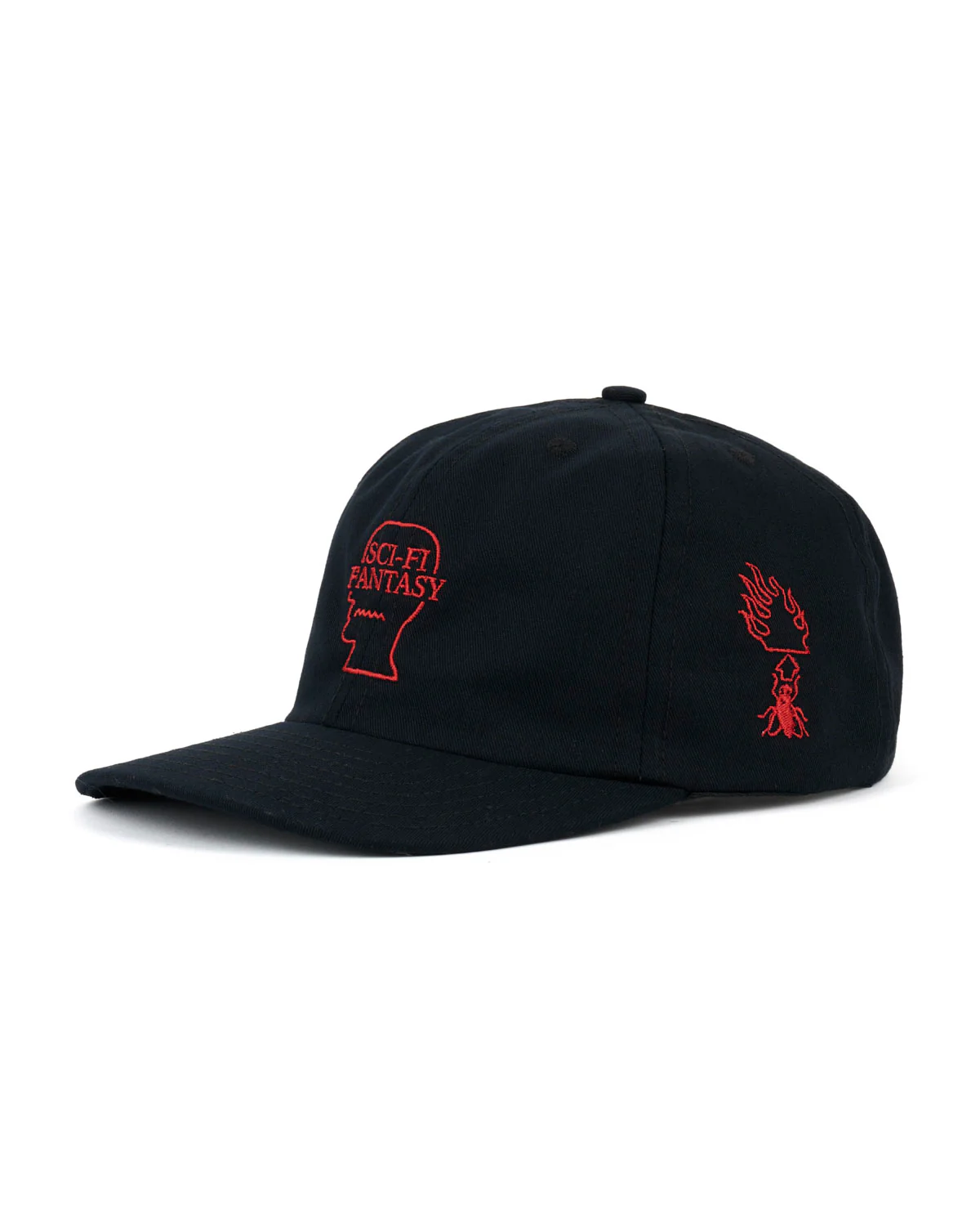 Brain Dead x Sci-Fi Fantasy Logo Lockup Hat - Black - Image 4