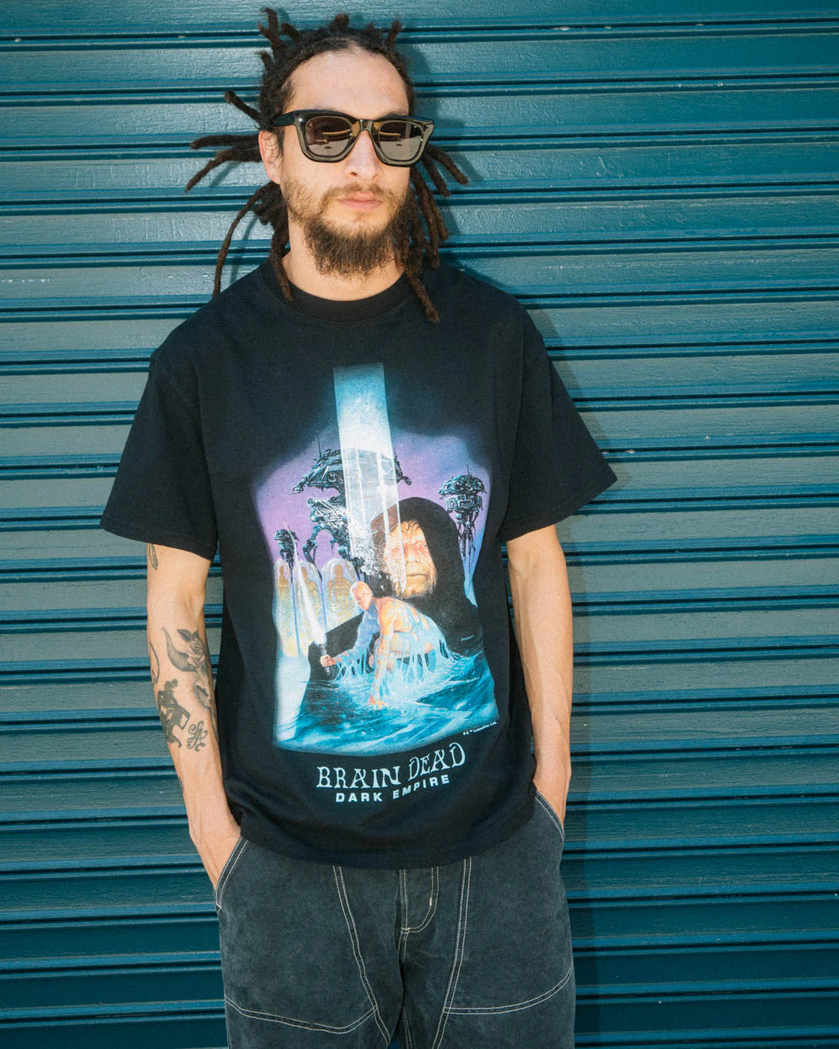 Brain Dead x Star Wars Dark Empire Bacta Tank T-shirt - Black - Image 2