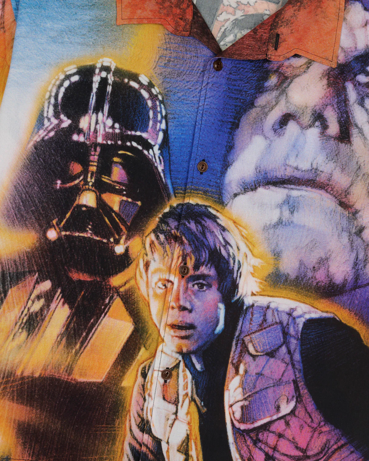 Brain Dead x Star Wars Shadows Of The Empire Rayon Shirt - Multi - Image 5